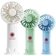 3-Speed USB Rechargeable Battery Fan with Base | https://www.bestnamebadges.com