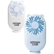 Cute Portable Mini Handheld Fan with Base | https://www.bestnamebadges.com