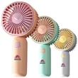 Handheld Portable USB Rechargeable Mini Fan | https://www.bestnamebadges.com