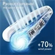 3600mAh Portable Personal Neck Fan | https://www.bestnamebadges.com