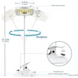 Clip-on Rechargeable Baby Stroller Fan with Battery | https://www.bestnamebadges.com