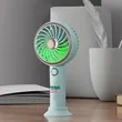 Simple LED and Handheld USB Rechargeable Fan | https://www.bestnamebadges.com