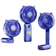 Mini 5-Speed Adjustable Desk and Handheld Fan | https://www.bestnamebadges.com