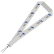 0.75" USA Made Polyester Lanyard | https://www.bestnamebadges.com