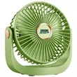 5-Speed Portable Rechargeable Desk Fan with Cover | https://www.bestnamebadges.com