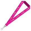 0.75" USA Made Polyester Lanyard | https://www.bestnamebadges.com