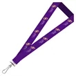 0.75" USA Made Polyester Lanyard | https://www.bestnamebadges.com