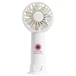 3-Speed USB Rechargeable Battery Fan with Base | https://www.bestnamebadges.com