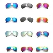 Classic Aviator Sunglasses for Men Women | https://www.bestnamebadges.com