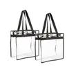 Extra Large Clear Cosmetic Makeup Bag | https://www.bestnamebadges.com
