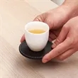 Round Leather Coaster Set | https://www.bestnamebadges.com