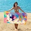 Microfiber Beach Towel Cinch Backpack | https://www.bestnamebadges.com