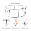 12' Circular Hanging Banner Kit (Hardware + Banner) | https://www.bestnamebadges.com