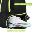Soccer Basketball Backpack With Ball And Shoes Compartment | https://www.bestnamebadges.com