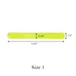 PVC Outdoor Reflective Slap Bracelets | https://www.bestnamebadges.com