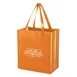 Shiny Laminated Non-Woven Tropic Shopper Tote Bag | https://www.bestnamebadges.com