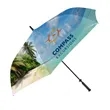 Golf Umbrella Dye Sublimation Single-Sided | https://www.bestnamebadges.com