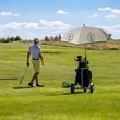 Golf Umbrella Dye Sublimation Single-Sided | https://www.bestnamebadges.com