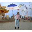 Auto Challenger Golf Umbrella Full-Color Imprint 4 Panel | https://www.bestnamebadges.com