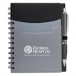 Tri-Pocket Notebook & Satin Pen | https://www.bestnamebadges.com