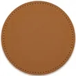 Custom Leather Coasters | https://www.bestnamebadges.com