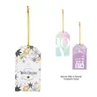 Wood Ornament - Gift Tag | https://www.bestnamebadges.com