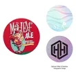 Wood Coaster - Circle | https://www.bestnamebadges.com