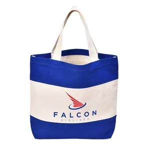 Striped Canvas Tote