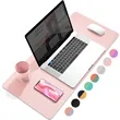 Leather Desk Pad Protector | https://www.bestnamebadges.com