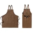 Denim Aprons with Cross Back Adjustable Straps | https://www.bestnamebadges.com