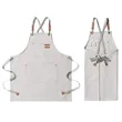 Denim Aprons with Cross Back Adjustable Straps | https://www.bestnamebadges.com