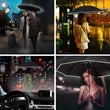 LED Lights Reverse Folding Umbrella with Reflective Strips | https://www.bestnamebadges.com