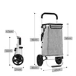 Collapsible Shopping Cart | https://www.bestnamebadges.com