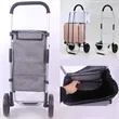Collapsible Shopping Cart | https://www.bestnamebadges.com