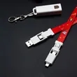 6 in 1 USB Lanyard Charging Cable | https://www.bestnamebadges.com