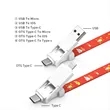 6 in 1 USB Lanyard Charging Cable | https://www.bestnamebadges.com