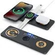 High-tech Style 3-in-1 Fast Wireless Charger Pad | https://www.bestnamebadges.com