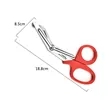 Stainless Steel Trauma Shears with Safety Tip Handle | https://www.bestnamebadges.com