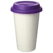 11 oz. Double Wall Ceramic Custom Tumblers W/ Lid | https://www.bestnamebadges.com