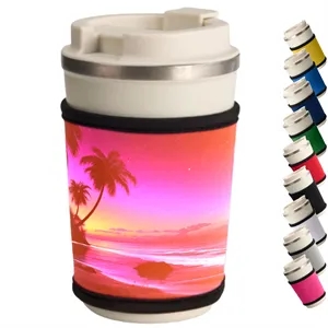 3MM Neoprene V-Shaped Can Cooler W/ Binding | https://www.bestnamebadges.com