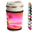 3MM Neoprene V-Shaped Can Cooler W/ Binding | https://www.bestnamebadges.com