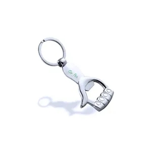 Palm shape bottle opener with key chain