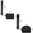 Keychain Wallet Mini Zip for Women  | https://www.bestnamebadges.com