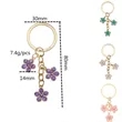 Flower Keychain | https://www.bestnamebadges.com