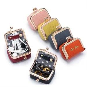 Mini Jewelry Box Travel Small Coin Purse Organizer 