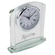 Arch Glass Desk Clock | https://www.bestnamebadges.com