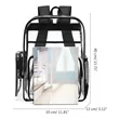 Stadium Approved Waterproof Transparent Backpack Clear Bag | https://www.bestnamebadges.com
