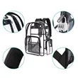Stadium Approved Waterproof Transparent Backpack Clear Bag | https://www.bestnamebadges.com