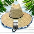 Customized Summer Beach Sun Straw Hats | https://www.bestnamebadges.com
