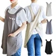 Linen Pockets Apron | https://www.bestnamebadges.com